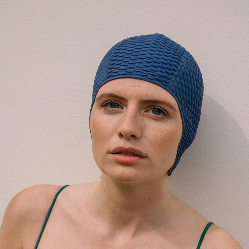 Retro navy swimming cap - KORES