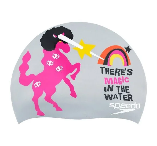 Speedo Unicorn Dream Silicone Swim Cap