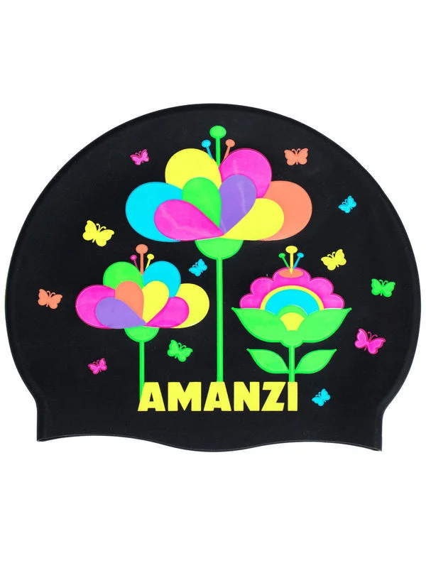 AMANZI Spring Wings Silicone Swim Cap