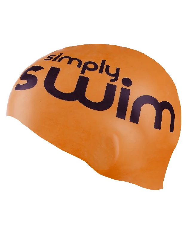 Silicone Swim Cap - High Vis Orange