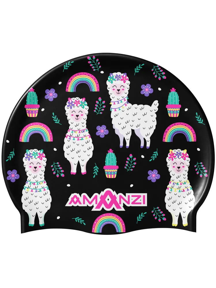 Amanzi Ooh La Llamas Swim Cap