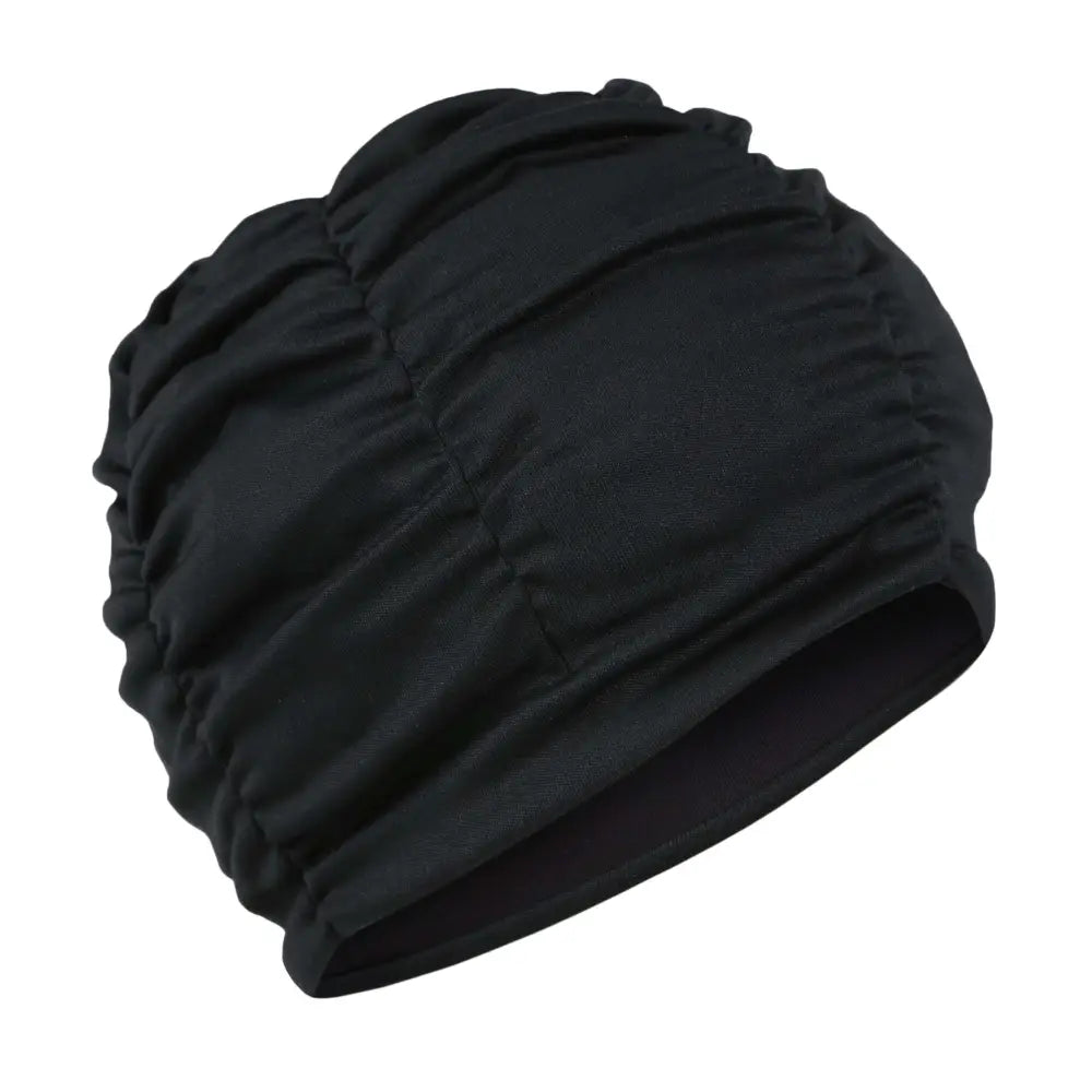 Turban Style Swimming Hat by Fashy Black