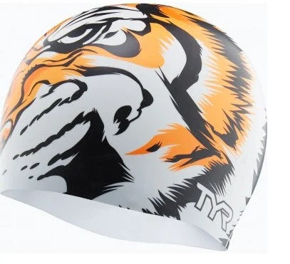 TYR Tiger Silicone Swim Cap