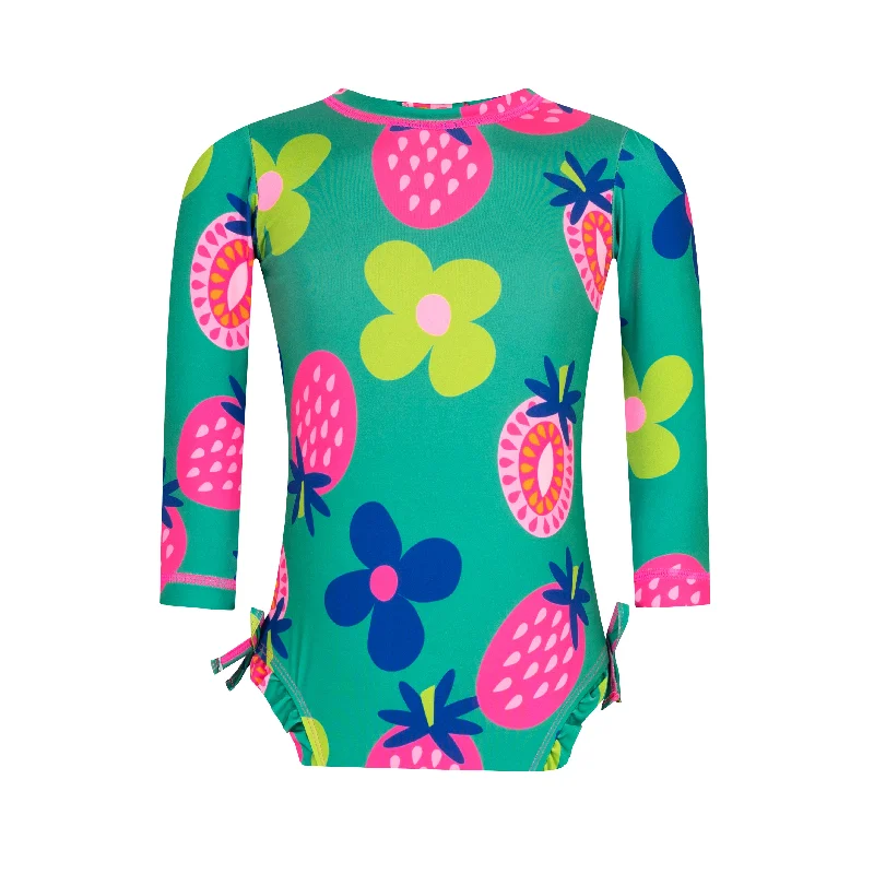 Everglades Baby / Toddler Girls Long Sleeve One Piece Swimsuit