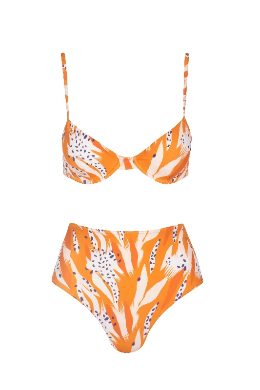 Abstract Tiger - Lyra Bikini Bottom