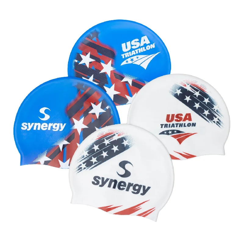 Synergy x USA Triathlon Swim Caps