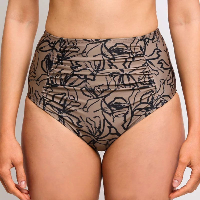 Erica Bikini Bottom Floral Leaf Print