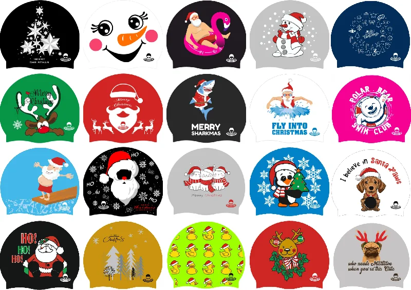 SportySwim Christmas Caps