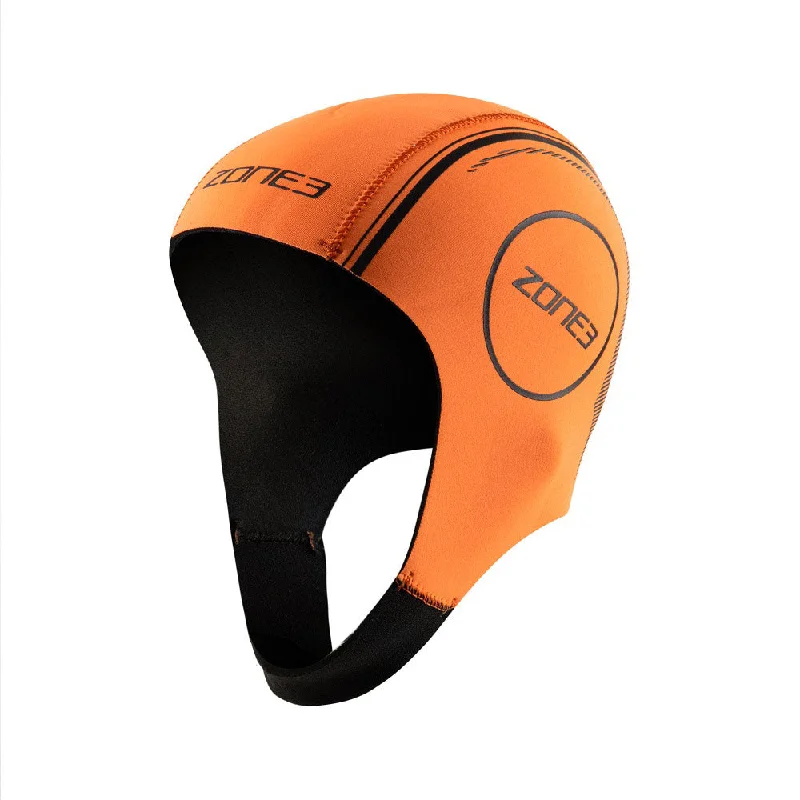 Orange Neoprene Swim Cap