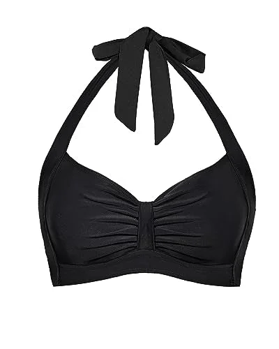 Halter Bikini Tops Retro Swimsuit Tops