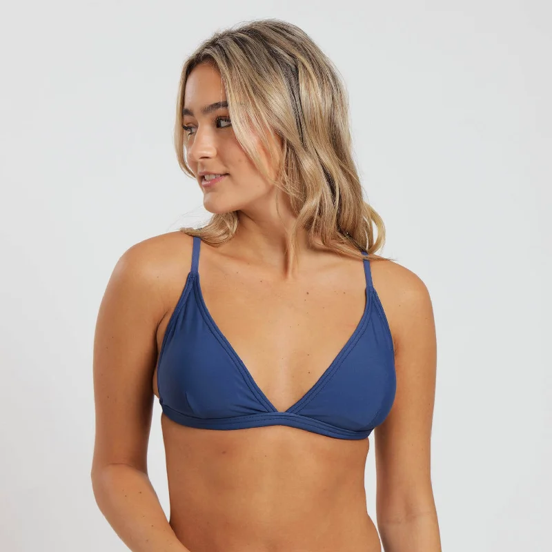 Ladies Bikini Top - Solid | Blue