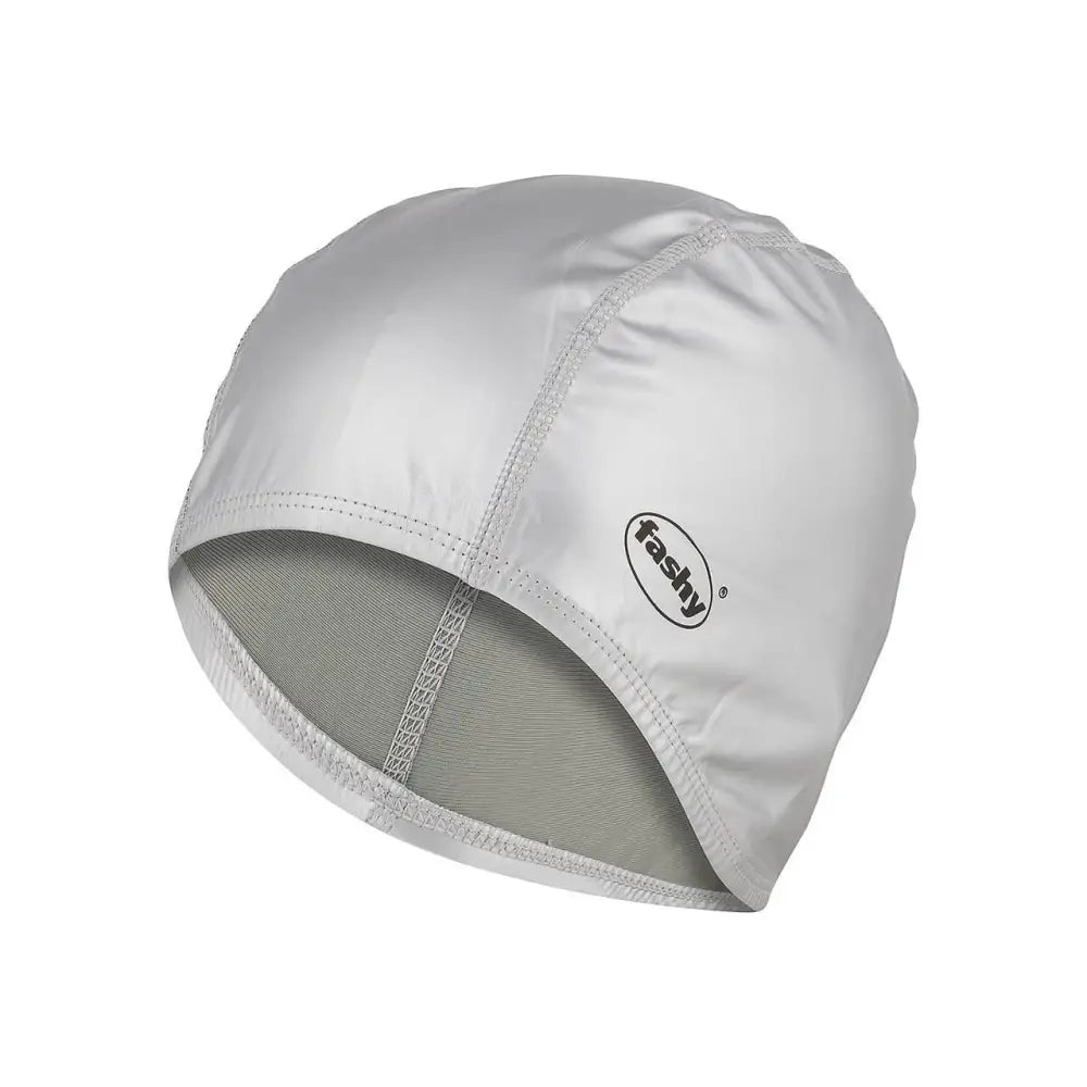 Water Resistant Swim Cap by Fashy Silver