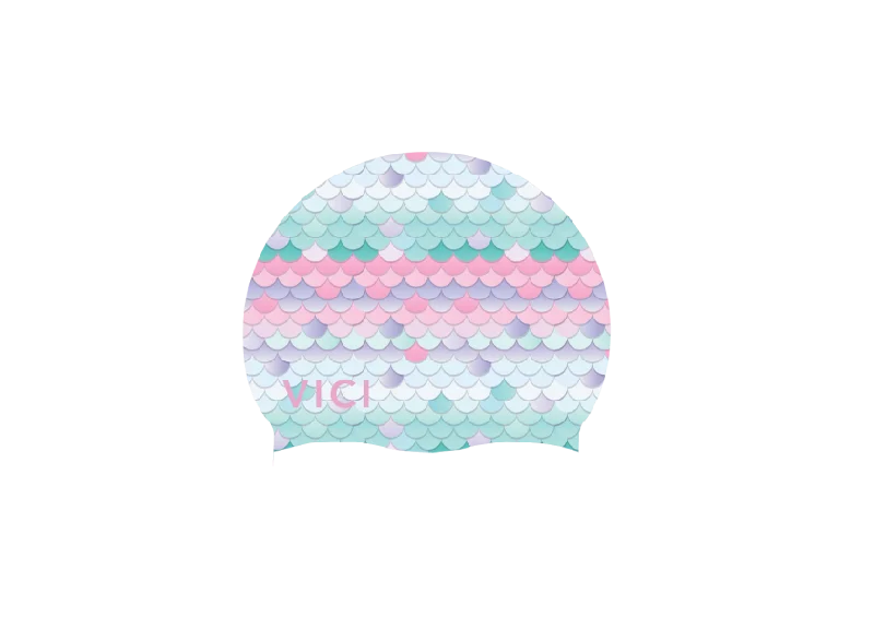 Silicone Patterned Cap – Miss Mermaid