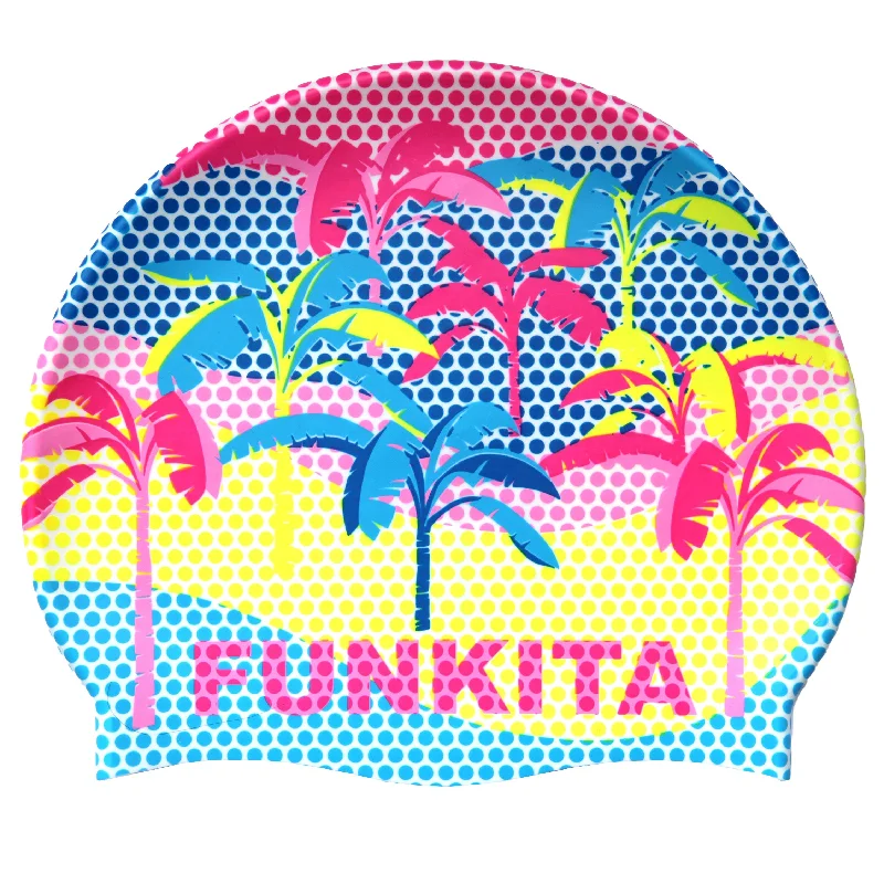 Poka Palm | Silicone Swimming Cap