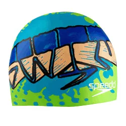 SPEEDO Tag Team Silicone Swim Cap