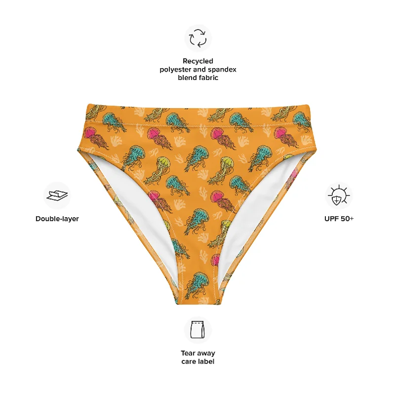 The Don't Be Jelly Recycled High-Waisted Bikini Bottom