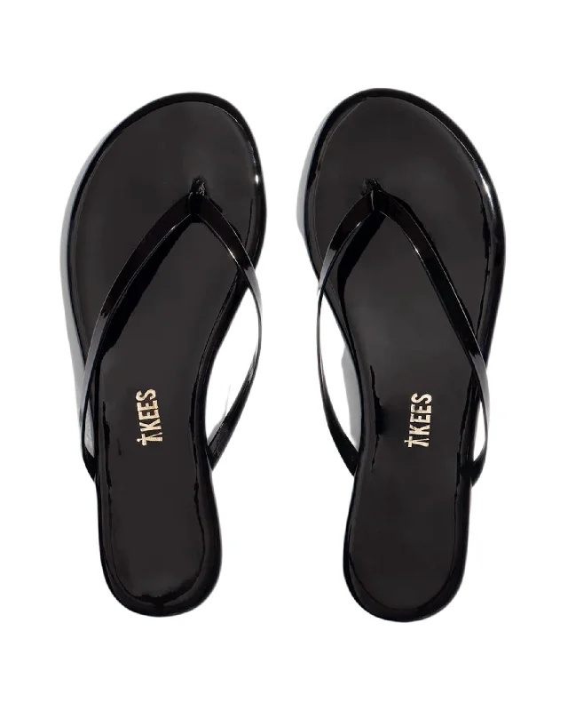 Lily Sandals In Black Gloss