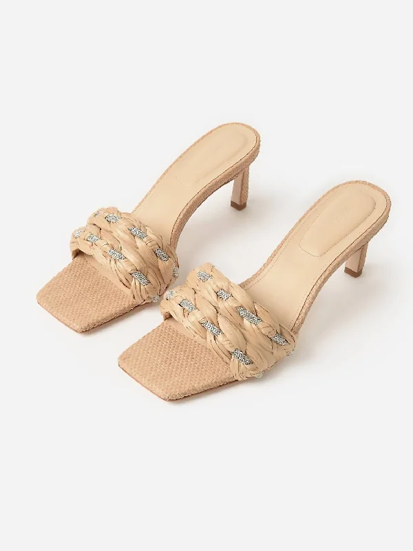 Women's Jena Heel Sandal In Natural