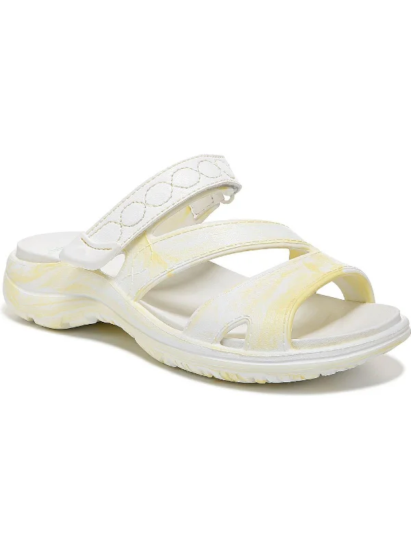 Adelle-Lite Womens Tie-Dye Slip On Slide Sandals