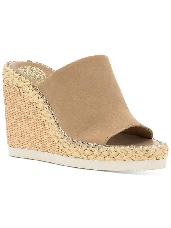 Brissia Womens Padded Insole Espadrille Wedge Sandals