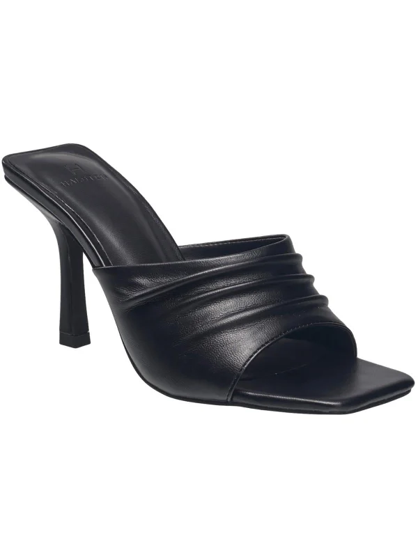 Womens Vegan Leather Dressy Heels