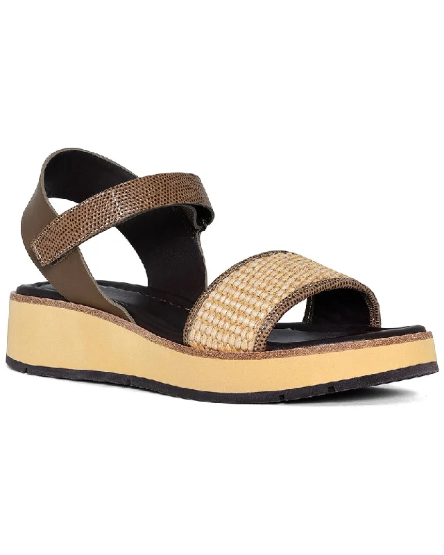 Donald Pliner Kinsley Leather-Trim Sandal