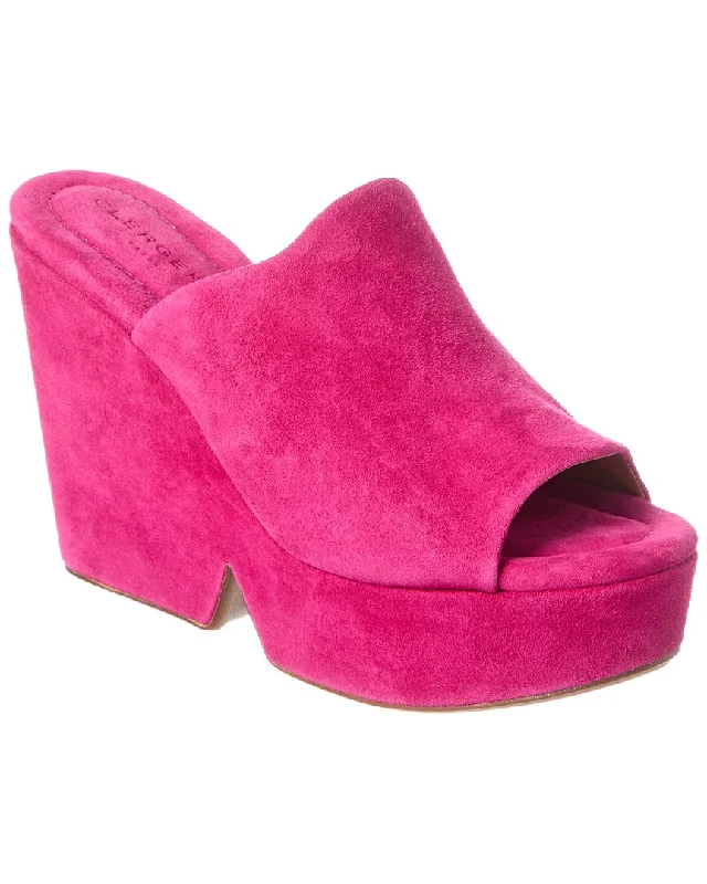 Clergerie Dolcy9 Suede Platform Sandal