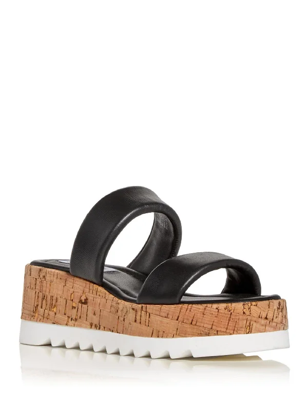 Defuse Womens Cork Platform Sandals