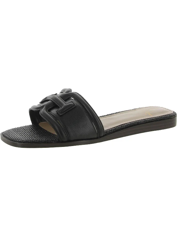 Irina Womens Slip On Slide Sandals