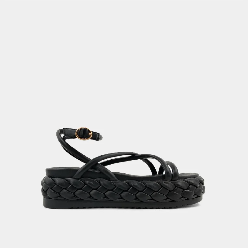 Lilith Platform Sandal In Black