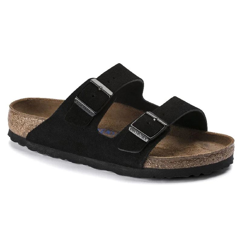 Birkenstock Arizona Soft Footbed Suede Black - Unisex