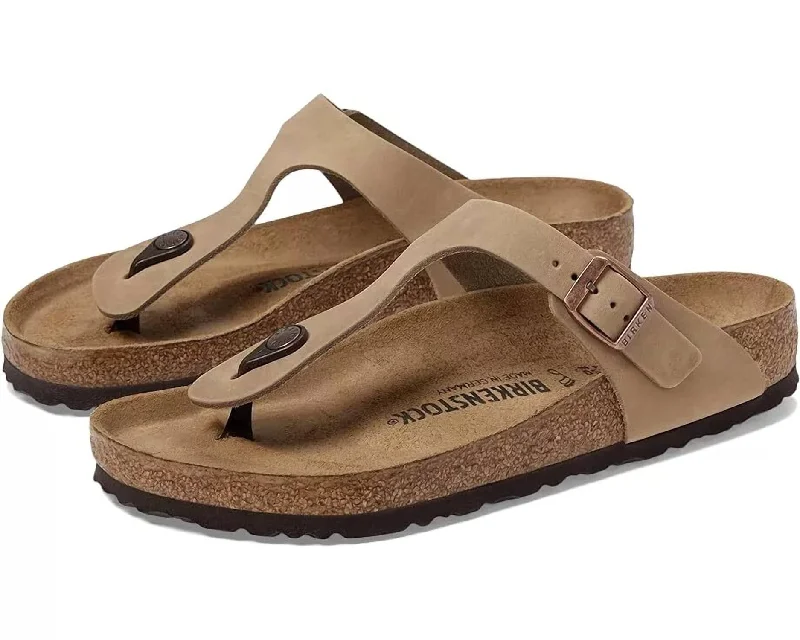 Women Gizeh Bs Sandal In Brown Oiled