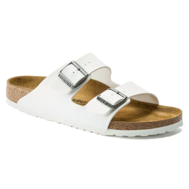 Women's Arizona Birko Flor Sandal In White